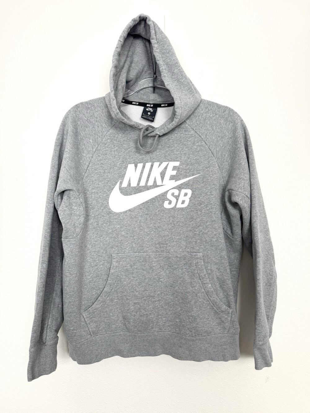 Nike Icon Hoodie Size Medium Gray Sweatshirt